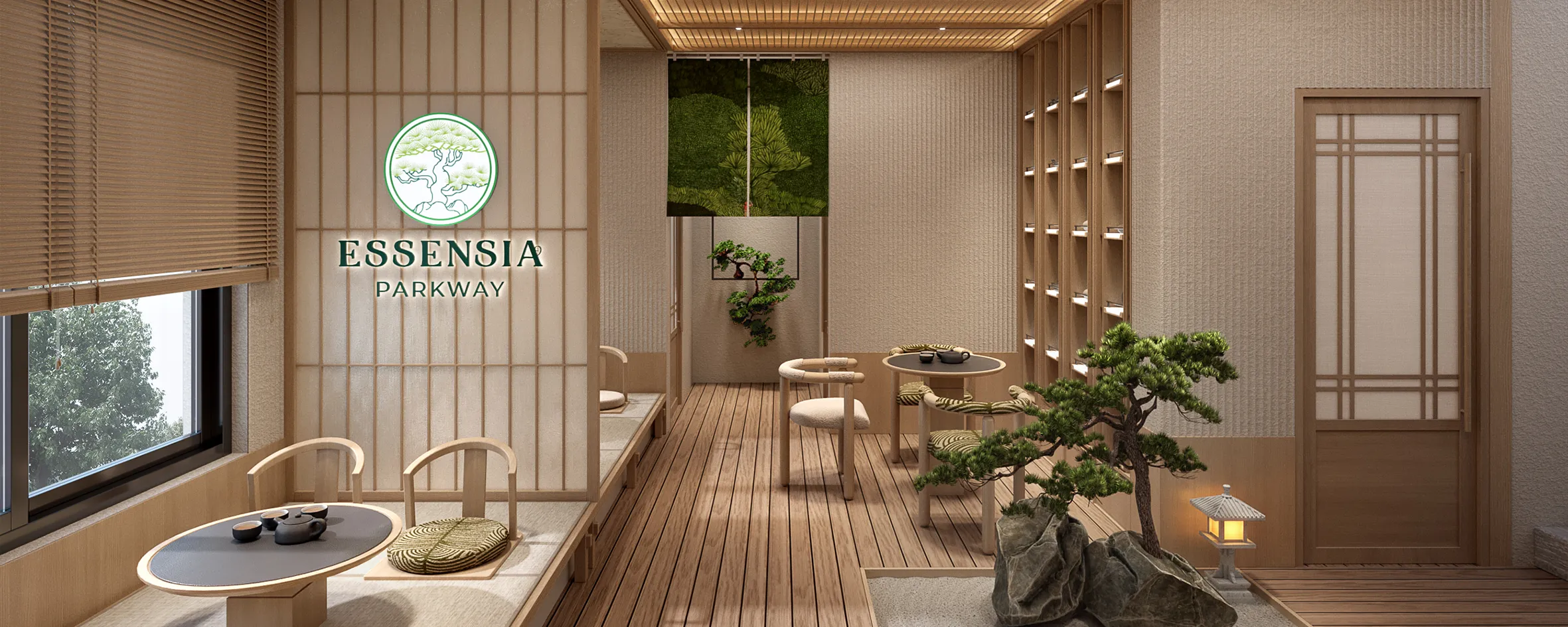 Onsen clubhouse & Yamaki park